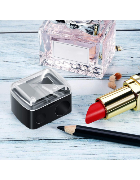 Paquete de 5 Sacapuntas de Maquillaje Chuangdi Negro