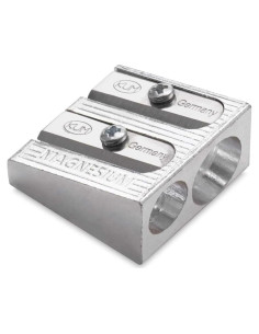 Afilador de lápiz Kum 2 agujeros metal magnesio acero