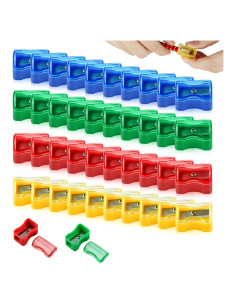 Sacapuntas Manual de Plástico Multicolor Faxco - 96 PCS