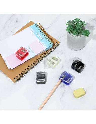 Paquete de 5 Sacapuntas de Maquillaje Salbsever Multicolores