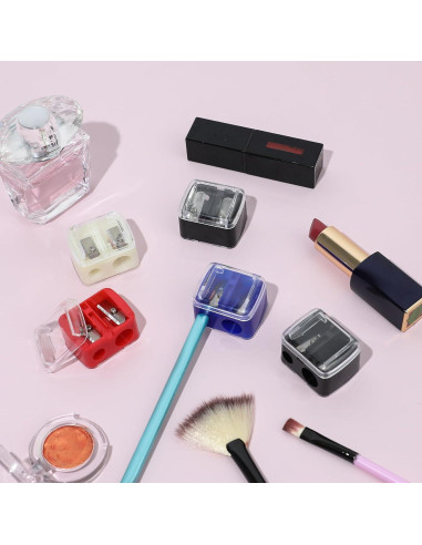 Paquete de 5 Sacapuntas de Maquillaje Salbsever Multicolores