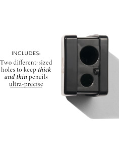 Afilador de Lápiz Cosmético 2 en 1 Laura Geller - Negro 2