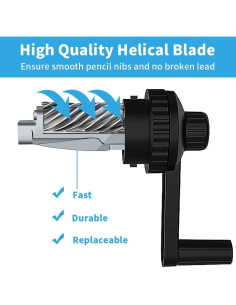 Sacapuntas Manual AFMAT para Lápices de 6-8.2mm Ajustable 2