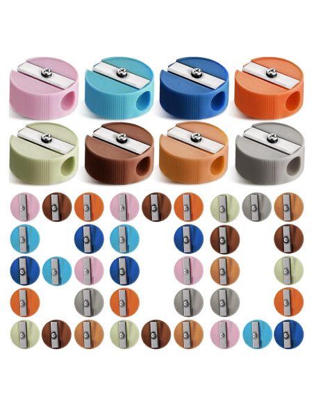 800 Sacapuntas Mini Resurhang Coloridos para Niños - 2.7 cm