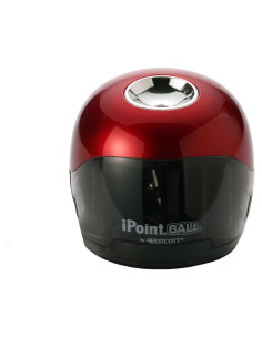 Sacapuntas eléctrico Westcott iPoint Ball rojo compacto