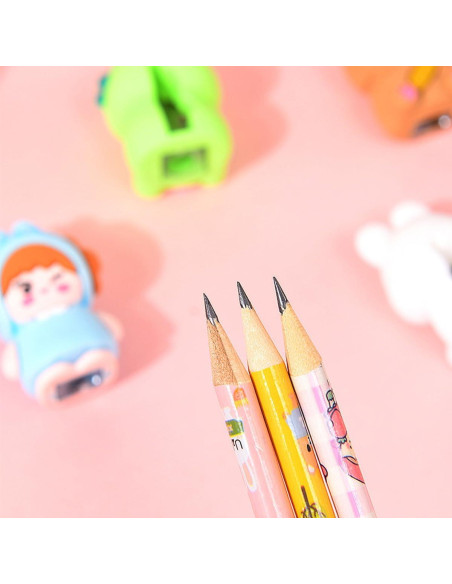 2 Sacapuntas Bsdurable Doble Orificio Transparente 40.8g