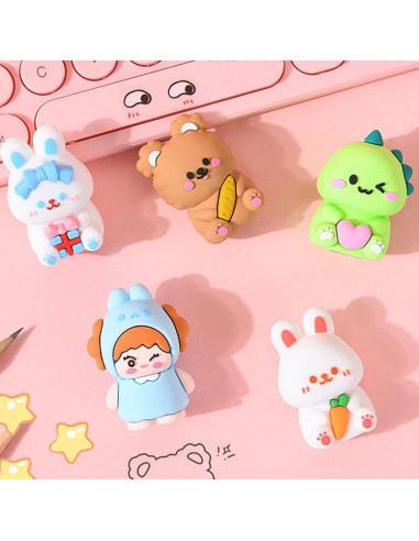 2 Sacapuntas Bsdurable Doble Orificio Transparente 40.8g