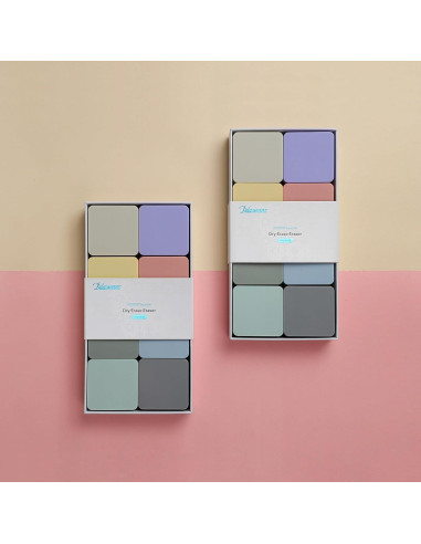 Borradores de Pizarra Blanca Ddaowanx - Paquete de 8 Colores