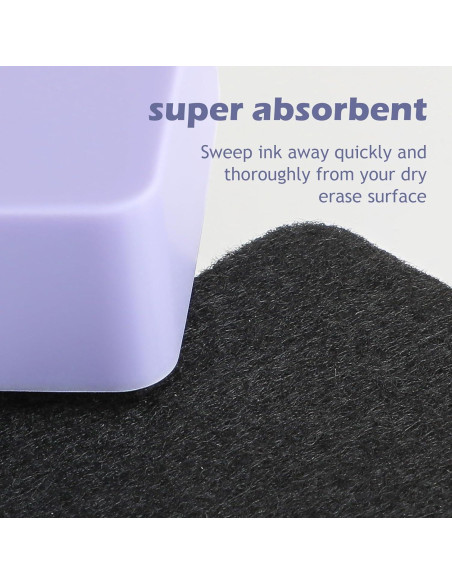 Borradores de Pizarra Blanca Ddaowanx - Paquete de 8 Colores