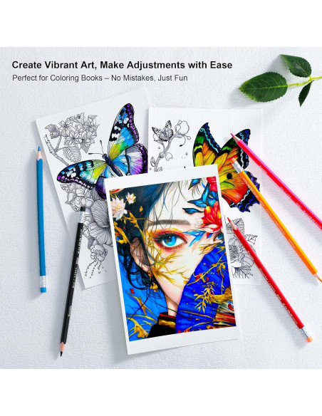 Set de Lápices de Colores Borrables KALOUR 50 Colores