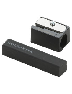 Conjunto Borrador y Sacapuntas Moleskine Negro 27g