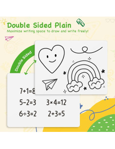 Conjunto de 30 Mini Tableros Blancos Ohuhu 22.86x30.48 cm 2