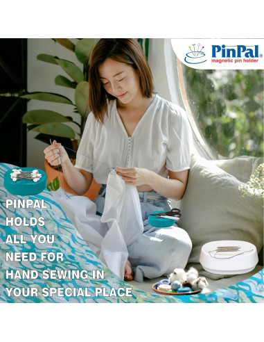 Soporte Magnético para Alfileres Blue Feather PinPal Turquesa