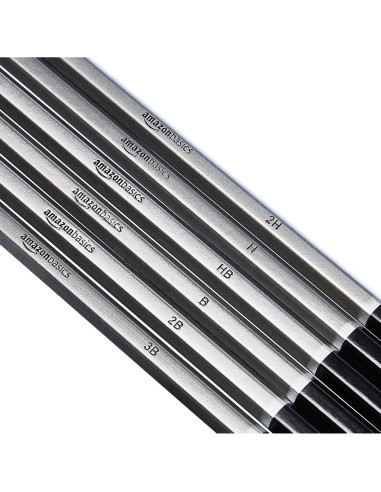 Kit de lápices de arte Amazon Basics 17 piezas para dibujo