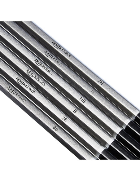 Kit de lápices de arte Amazon Basics 17 piezas para dibujo