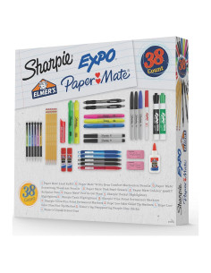 Kit de Suministros Escolares 38 Piezas Sharpie Paper Mate Expo