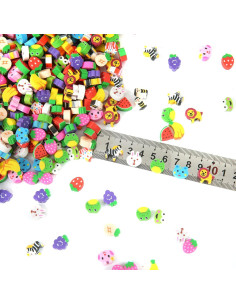 300 Mini Borradores de Animales y Frutas MGTECH 2