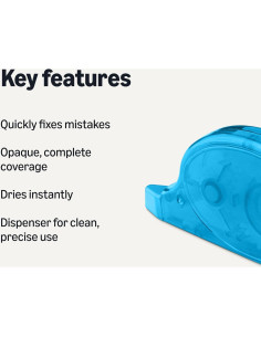 Cinta Correctora Blanca Amazon Basics - Paquete de 10 Rollos 2