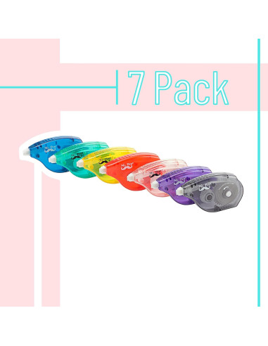 Cintas de Corrección Mr. Pen, Paquete de 7, 10 m, Blanca