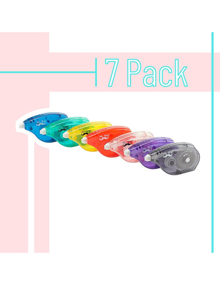 Cintas de Corrección Mr. Pen, Paquete de 7, 10 m, Blanca