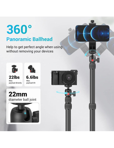 Soporte de Mesa para Cámara SmallRig 3488-SS Ajustable 48.5-100 cm