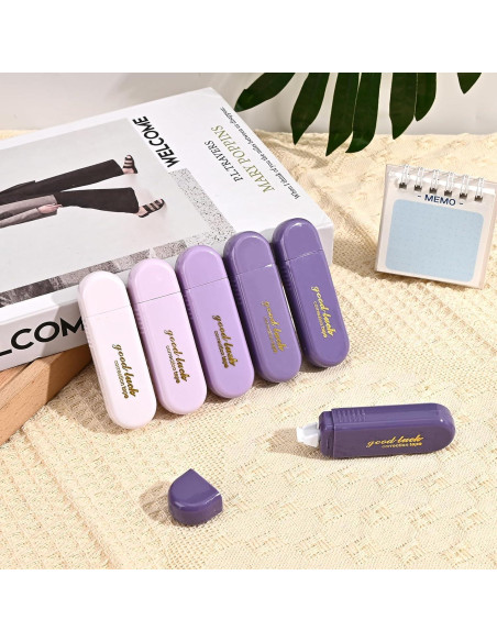 Cinta Correctora Estética Valtiner 6 Piezas Blanca 0.51 cm Cinta Correctora Estética Valtiner 6 Piezas Blanca 0.51 cm