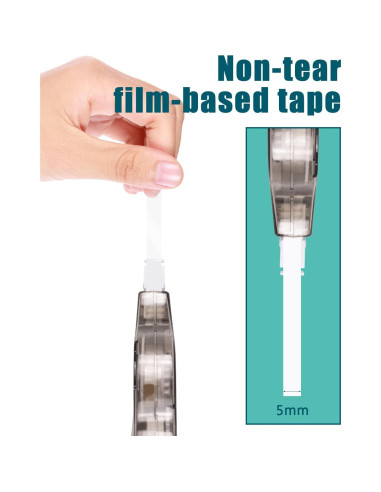 Cinta Correctora Lzerking Blanca 6 Unidades 10m 0.5cm Ancho