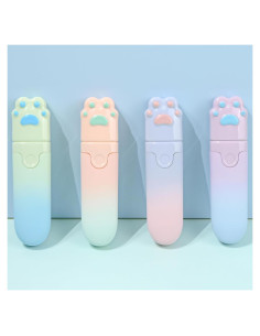 Set de 4 Cintas Correctoras Retráctiles Temiary 5mm Blanco