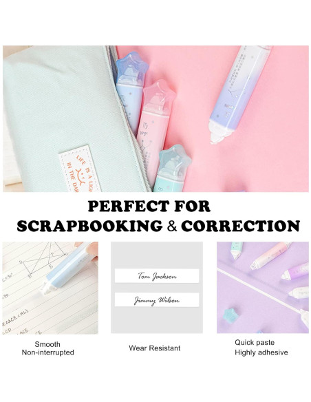 Cinta Correctora 2 en 1 BITOSEE BP-04 Secado Rápido