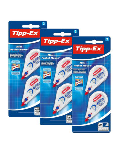 Cinta Correctora Mini Pocket Mouse Tipp-Ex 6 m x 5 mm - Paquete de 6