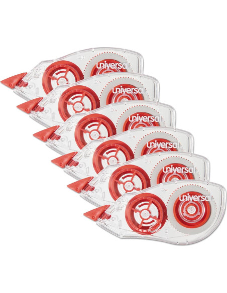 Cinta Correctora Universal One 75606 1.27cm x 800cm 6 Paquete Cinta Correctora Universal One 75606 1.27cm x 800cm 6 Paquete