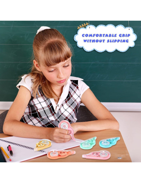 Cinta Correctora Yexiya 12 Pcs 12m x 5mm Arcoíris