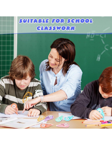 Cinta Correctora Yexiya 12 Pcs 12m x 5mm Arcoíris