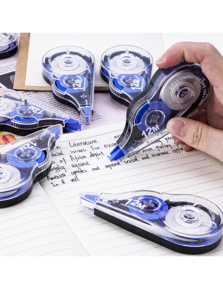 Cinta Correctora Sifniea Paquete de 10 Unidades 12m Azul Cinta Correctora Sifniea Paquete de 10 Unidades 12m Azul