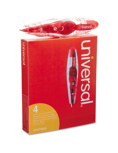 Cinta Correctora Retráctil Universal 600 cm 4/Paq