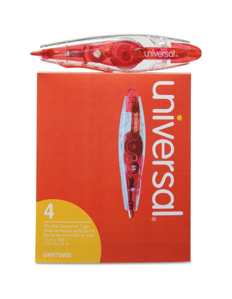 Cinta Correctora Retráctil Universal 600 cm 4/Paq