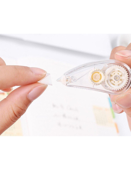 2 Borradores Correctores Mini Pluzmecalm Blanco Escolar