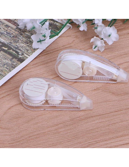 2 Borradores Correctores Mini Pluzmecalm Blanco Escolar