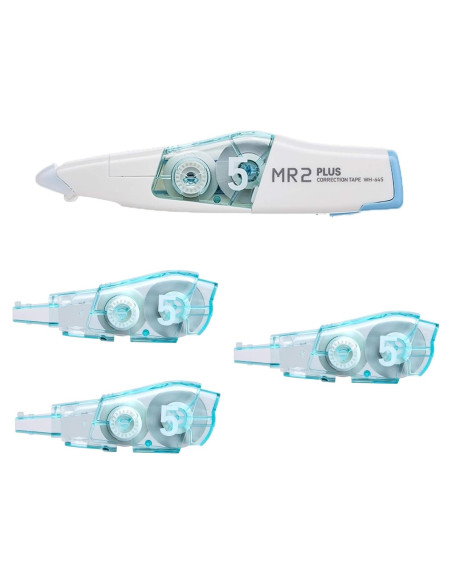Corrector de Cinta Roller Plus MR2 5mm x 6m con 3 Recargas