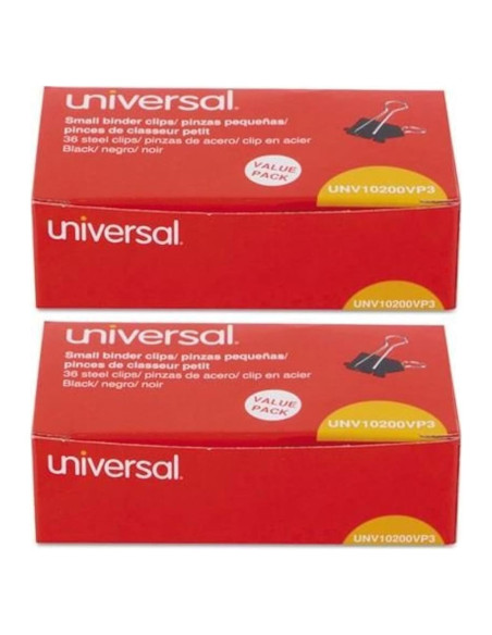 Clip de Carpeta Pequeño Universal Alambre de Acero 36 Piezas Clip de Carpeta Pequeño Universal Alambre de Acero 36 Piezas