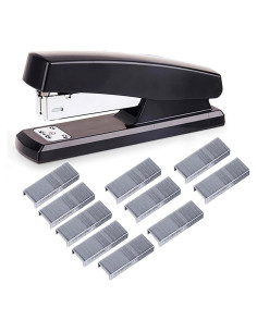 Grapadora de Escritorio YIKANGHENG Negra 20 Hojas 12.19 cm