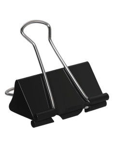 Clip de Carpeta Extra Grande COLOGO 51mm Negro 48 Piezas