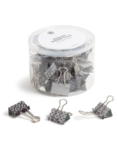 Set de 36 Clips de Carpeta U Brands 32mm Marroquín Variado