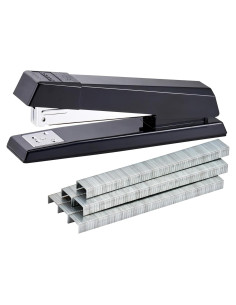 Grapadora de Oficina Bostitch 3713 Sin Atascos Negra 25 Hojas