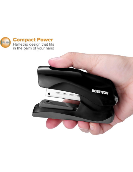 Grapadora Bostitch Office Compacta Negra para 40 Hojas