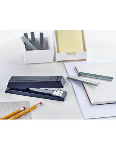 Grapadora de Oficina Bostitch 3713 Sin Atascos Negra 25 Hojas