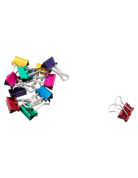 Mini Clips de Carpeta Baumgartens BAU29710 1.27 cm 12 Piezas