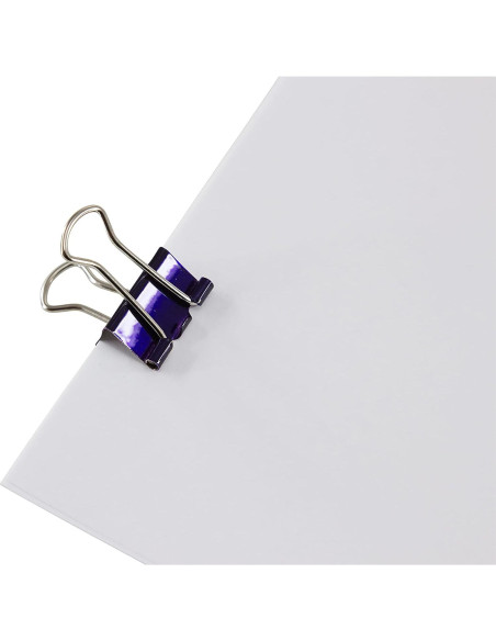 Mini Clips de Carpeta Baumgartens BAU29710 1.27 cm 12 Piezas