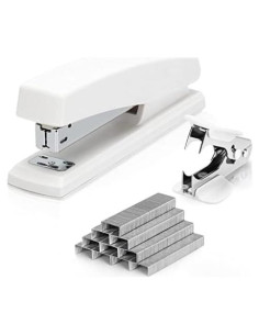 Grapadora de Escritorio Deli AZ0325T-WH Blanca 25 Hojas