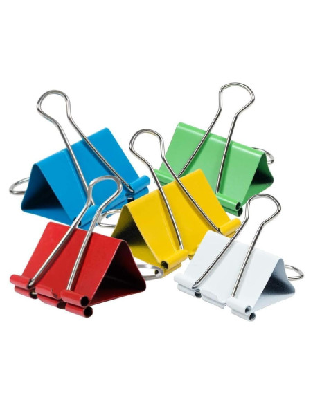Clips de Carpeta Grandes 1EnLaOficina 2" (5.08 cm) - 12 Piezas Clips de Carpeta Grandes 1EnLaOficina 2" (5.08 cm) - 12 Piezas